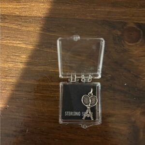 925 sterling silver tennis charm